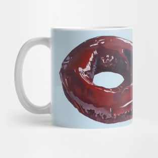 Double Chocolate Donut painting (no background) Mug